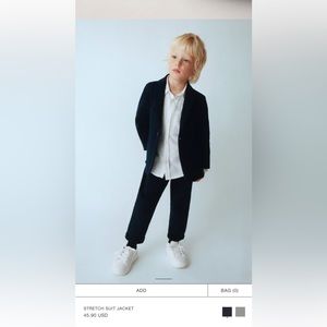 Toddler boy suit - worn once size 18-24